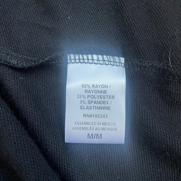 Bobeau Black Draped Cardigan Jacket - Size M - Picture 7 of 7